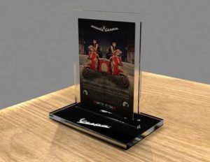 Kệ tờ rơi mica 4 ngăn KTR-1510