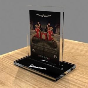 Kệ tờ rơi mica 4 ngăn KTR-1510112344